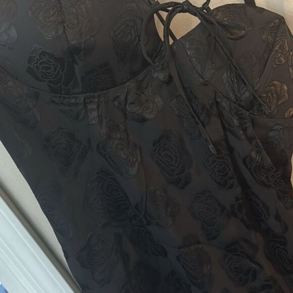 Black Strappy Mini Dress For Love and Lemons Melody Rose Dress - Size Medium - Picture 8 of 8